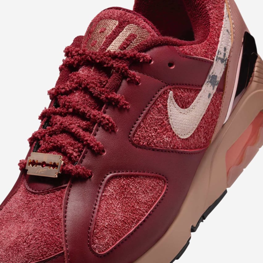 Apron Records x Nike Air 180 Team Red Foto 6