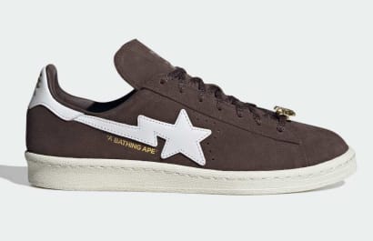 BAPE x Adidas Campus 80s Brown Foto 2