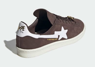 BAPE x Adidas Campus 80s Brown Foto 4