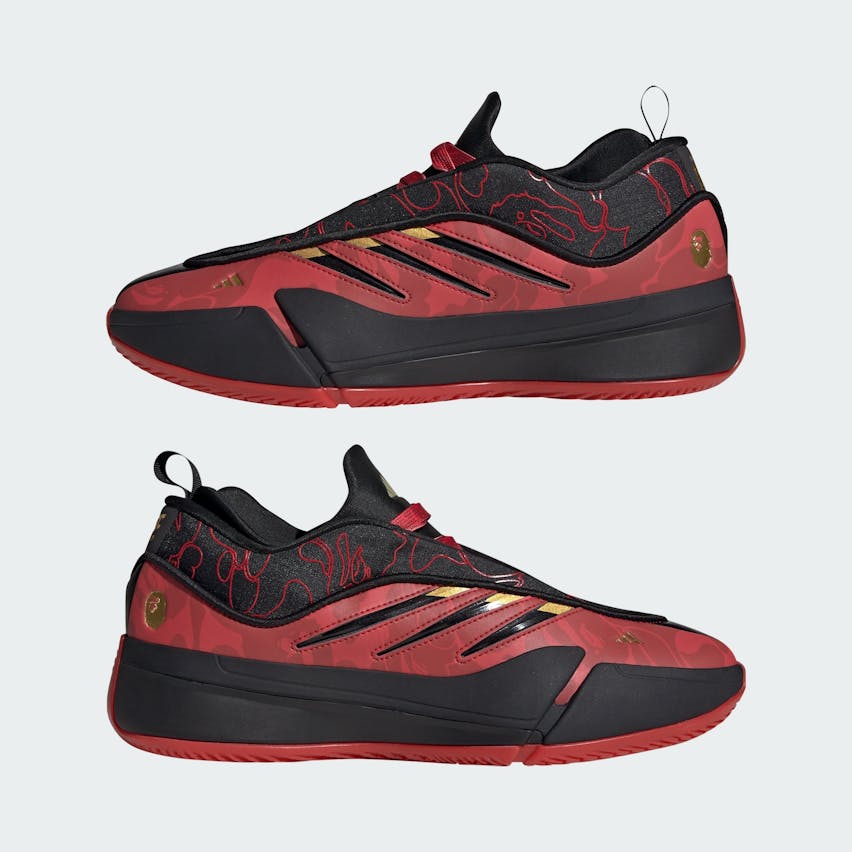 BAPE x Adidas Dame 9 Better Scarlet Foto 4