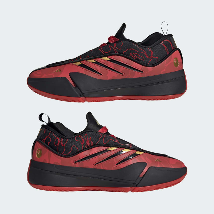 BAPE x Adidas Dame 9 Better Scarlet Foto 4