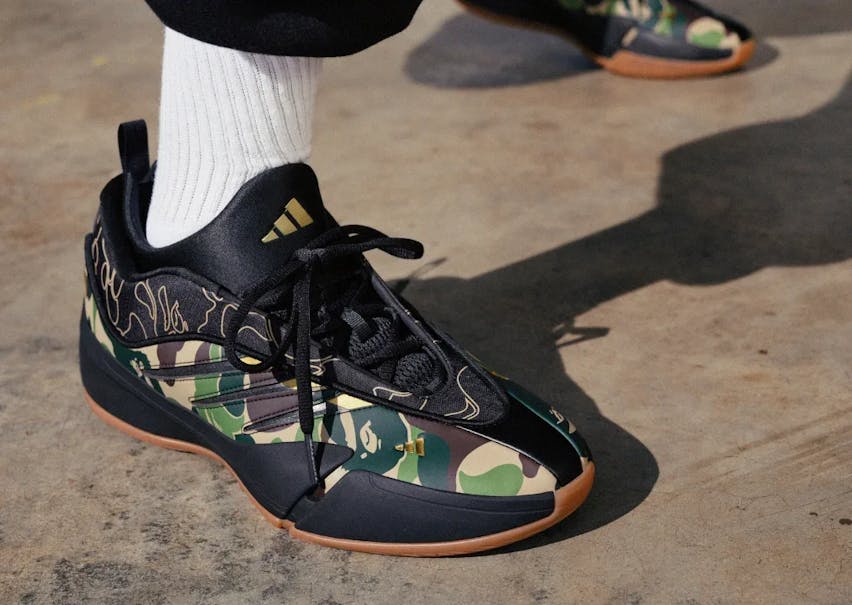 BAPE x Adidas Dame 9 sneakers foto 8