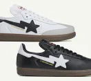 BAPE x Adidas Samba Black White