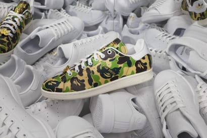 BAPE x Adidas Stan Smith ABC Camo Foto 1