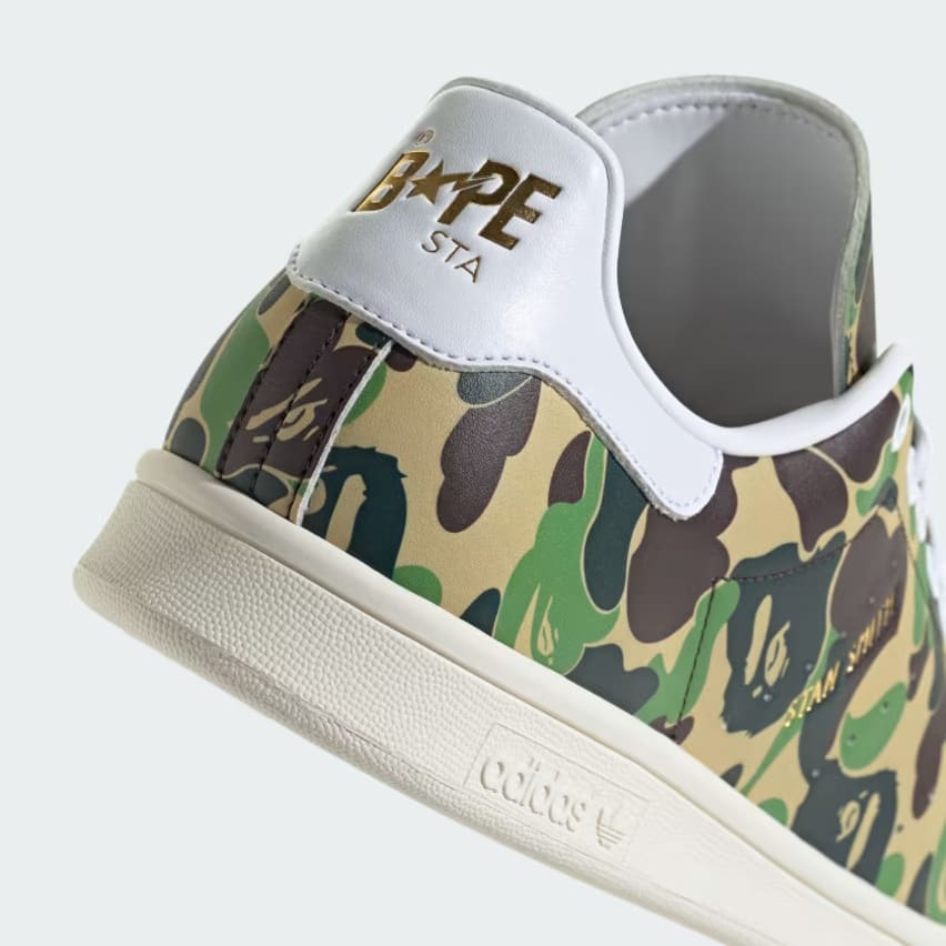 BAPE x Adidas Stan Smith ABC Camo Foto 5