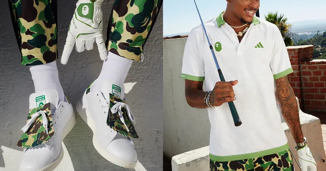 De BAPE x Adidas Stan Smith Golf