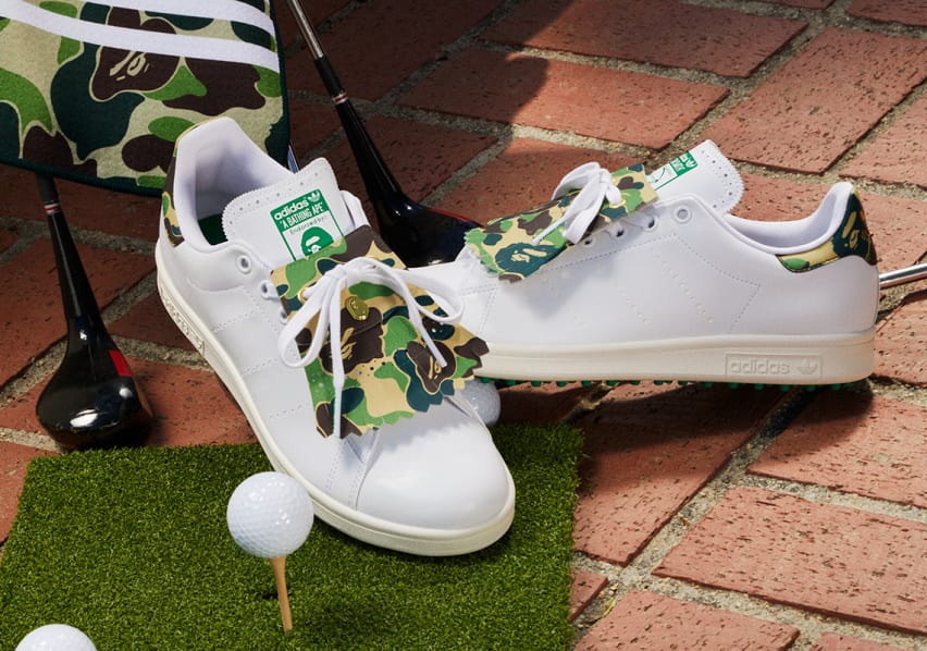 BAPE x Adidas Stan Smith Golf ABC Camo Foto 2