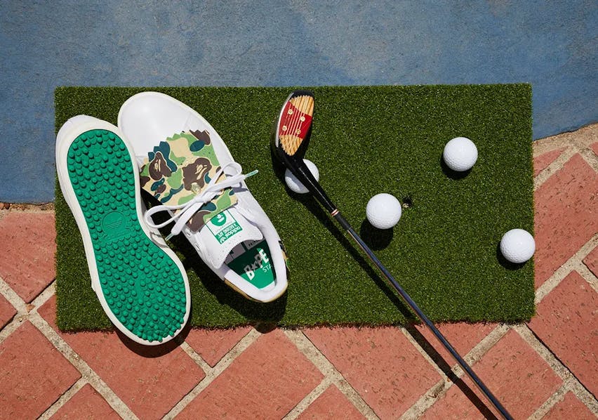BAPE x Adidas Stan Smith Golf ABC Camo Foto 4