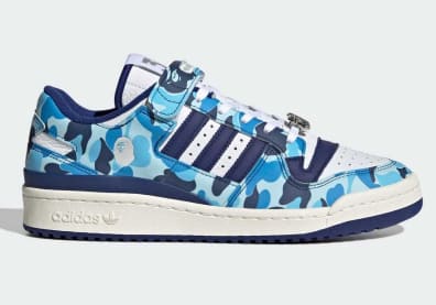 BAPE x adidas Forum 84 Low 30th Anniversary Blue