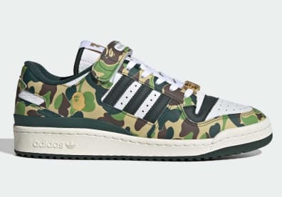 BAPE x adidas Forum 84 Low 30th Anniversary Green