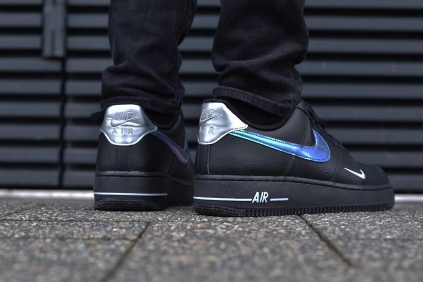 Nike Air Force 1 Low "Black Blue Lightning"