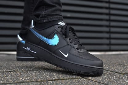 Nike Air Force 1 Low "Black Blue Lightning"