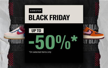 Black Friday bij Sidestep Scoor nu jouw sneakers met kortingen oplopend tot wel 50 procent