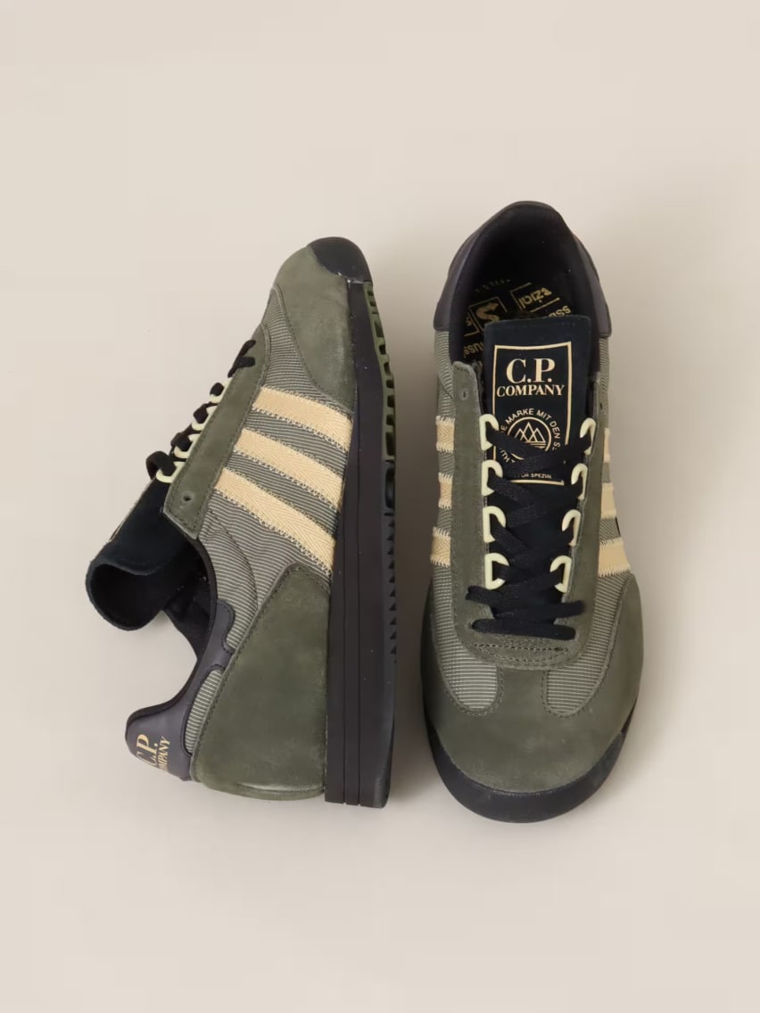 C P Company x Adidas SL83 SPZL Dusty Green