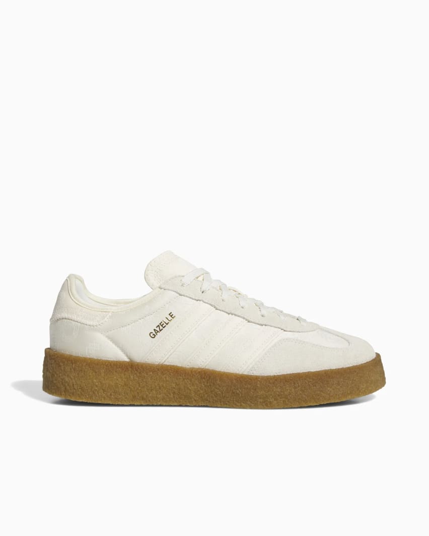 CLOT Adidas Gazelle Bold Crepe Sole Pack Crew White Foto 1