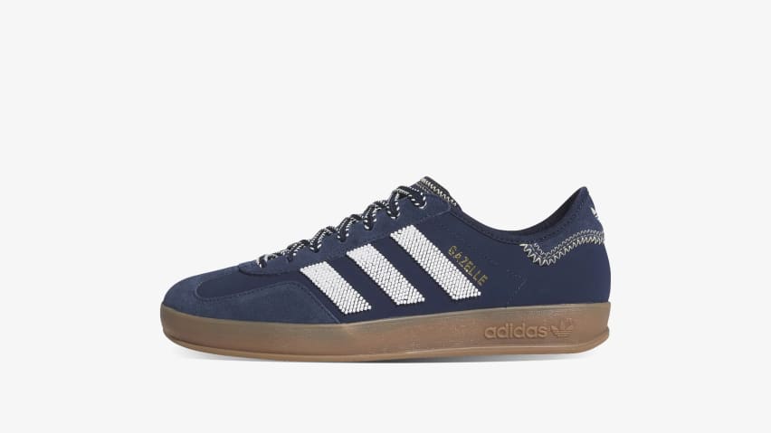 CLOT x Adidas Gazelle Navy Foto 4