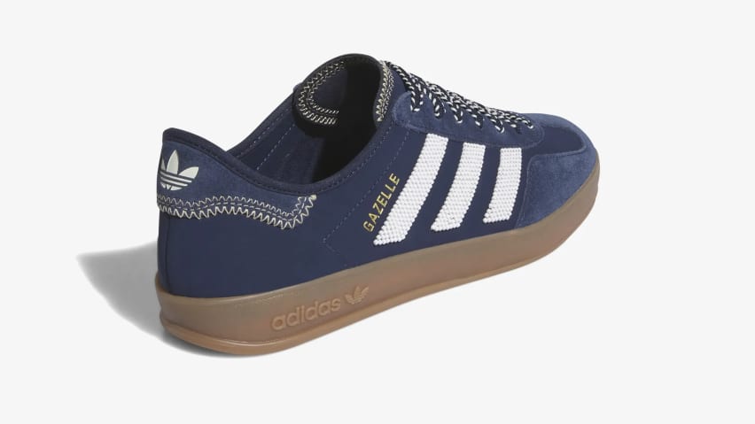 CLOT x Adidas Gazelle Navy Foto 6