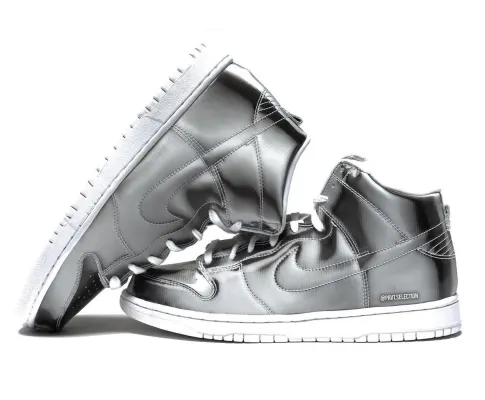 CLOT x Nike Dunk High Metallic Silver Foto 3