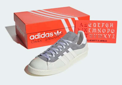 Cali Thornhill Dewitt x Adidas Campus 80s Grey Foto 1