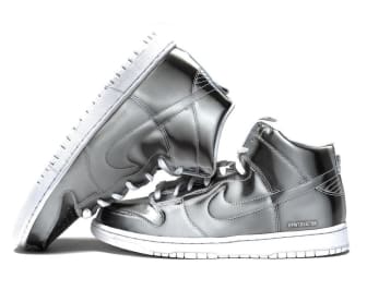 Clot x Nike Dunk High Metallic Silver Foto 3