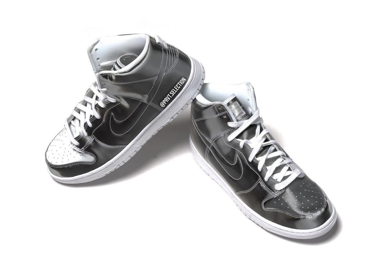 Clot x Nike Dunk High Metallic Silver Foto 5