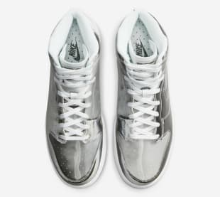 Clot x Nike Dunk High Metallic Silver Foto 7