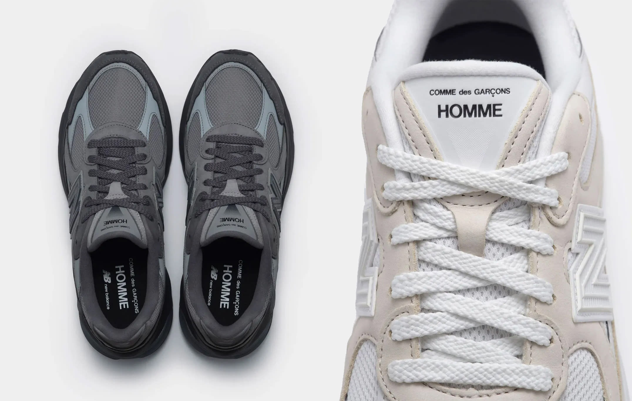 Comme des Garcons en New Balance brengen de 2010 deze maand uit in White en Black