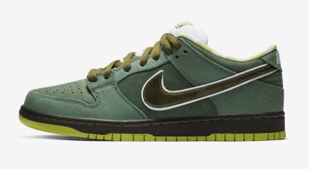 De Officiële foto's van de Concepts x Nike SB Dunk Low "Green Lobster"