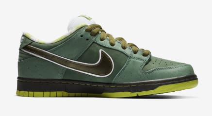 De Officiële foto's van de Concepts x Nike SB Dunk Low "Green Lobster"