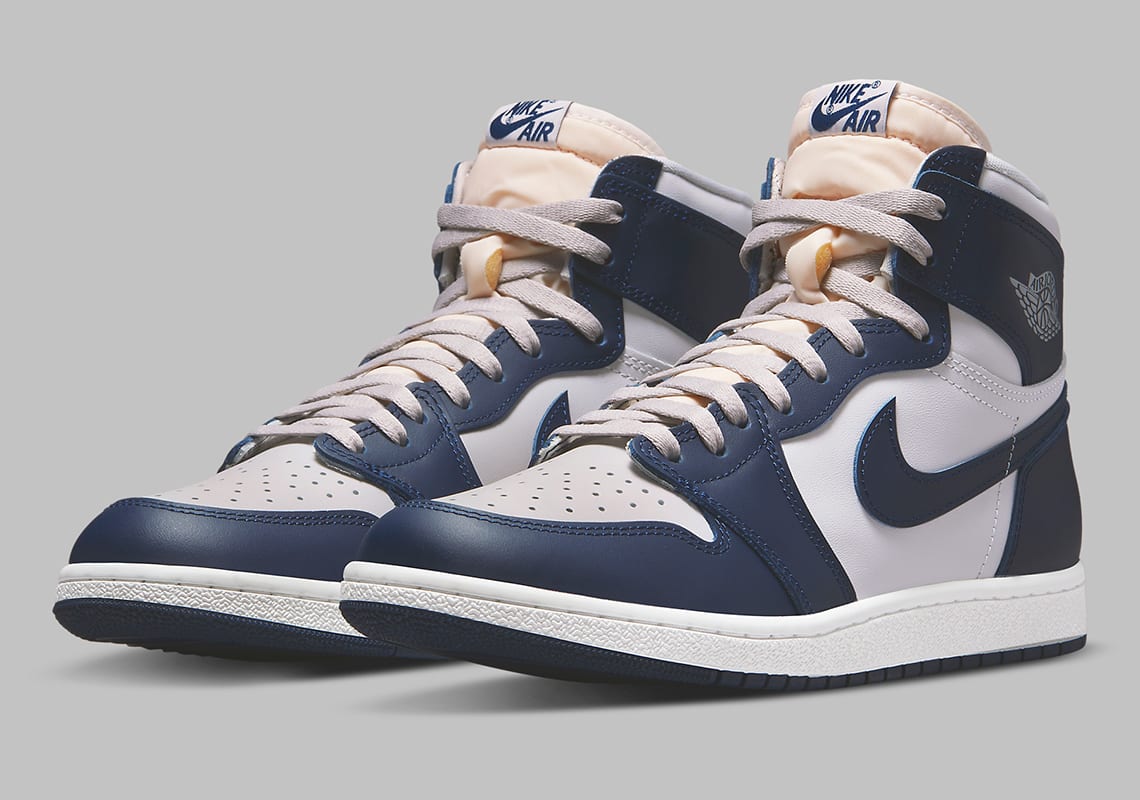 navy air jordan 1 high