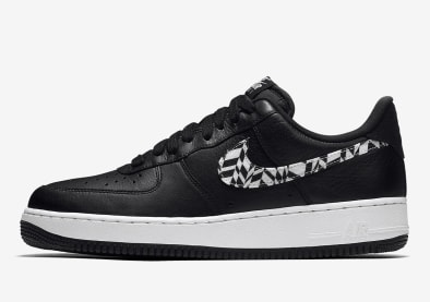 Deze Nike Air Force 1 Low Is Uitgedost Met Vette Prints Op De Swoosh