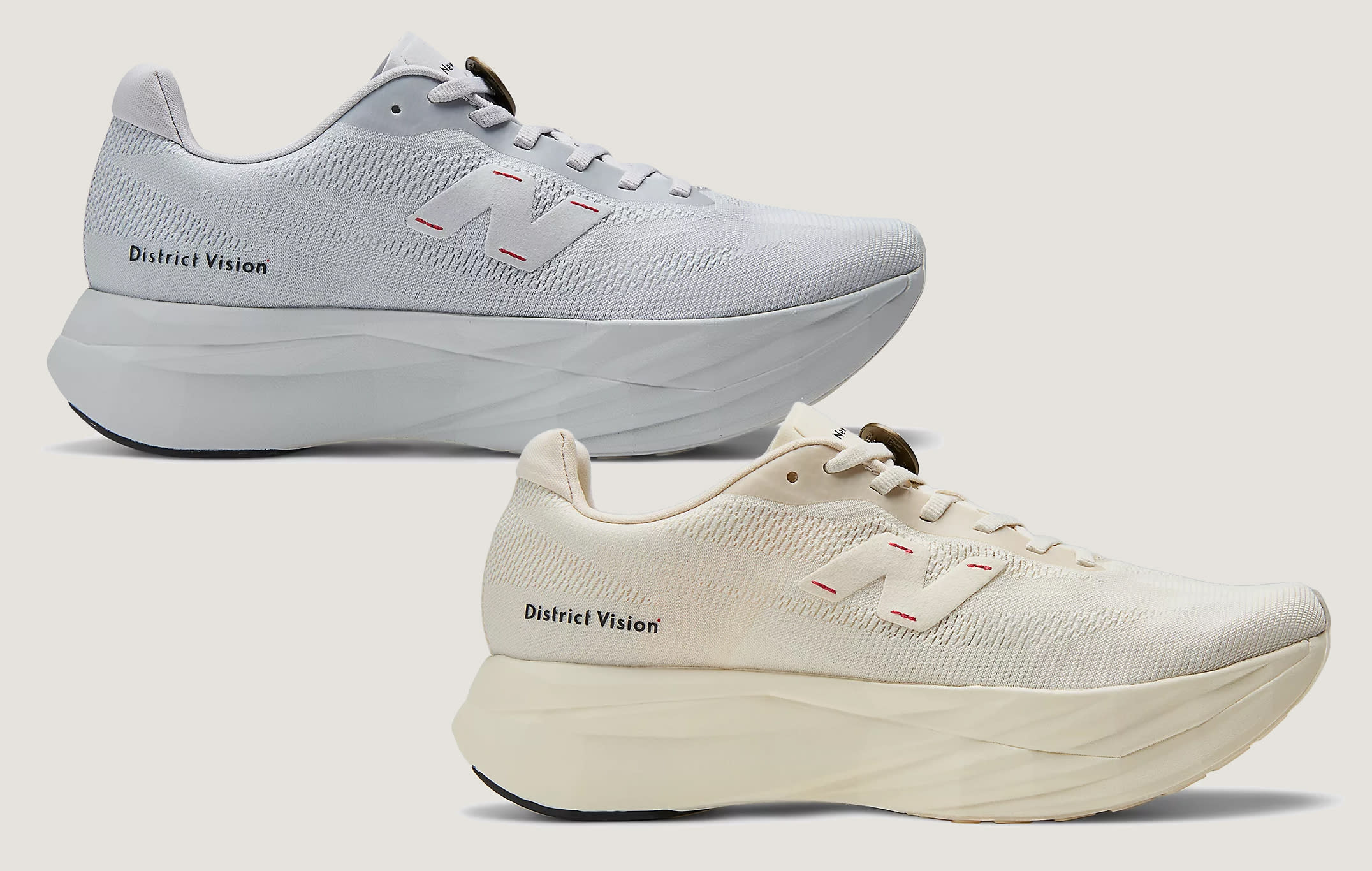 District Vision x New Balance SC Elite V5 Linen Pearl Grey