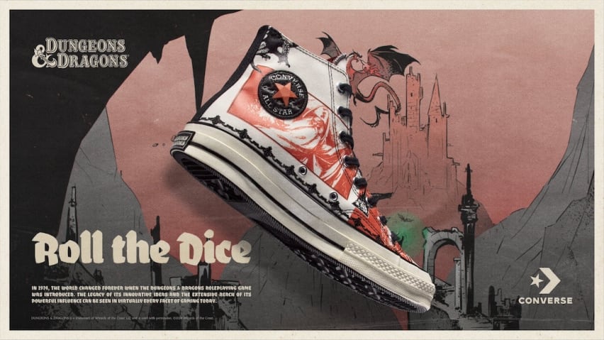 Dungeons Dragons x Converse Chuck 70 Egret Multi Foto 1