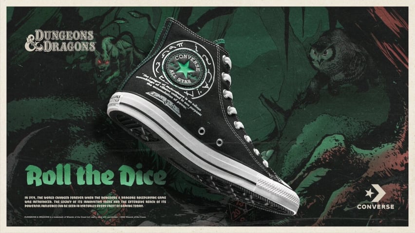 Dungeons Dragons x Converse Chuck Taylor All Star Black Green Foto 1