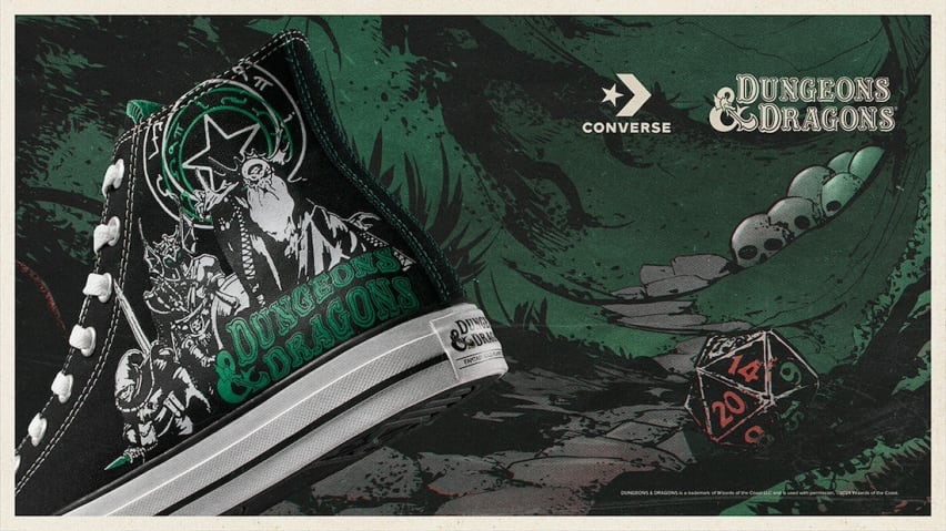 Dungeons Dragons x Converse Chuck Taylor All Star Black Green Foto 2