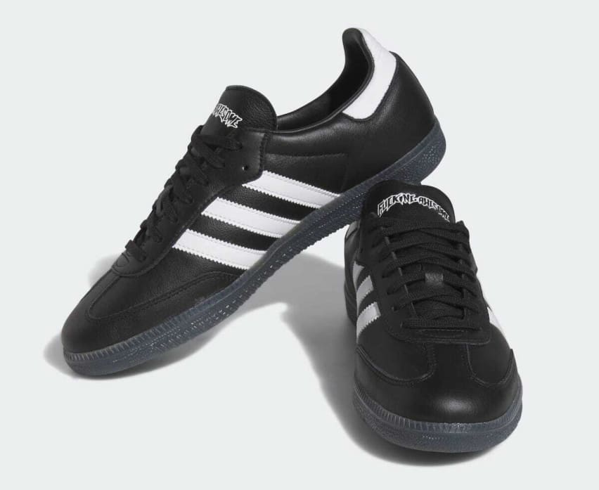 Fucking Awesome x Adidas Samba Black White Foto 4