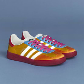 Gucci x Adidas Gazelle Yellow White Red Foto 2