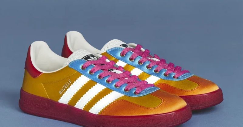 Adidas gazelle shop og dames geel