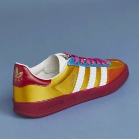 Gucci x Adidas Gazelle Yellow White Red Foto 3