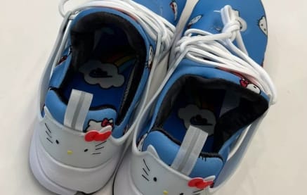 Nike air presto outlet Leopard Blauw