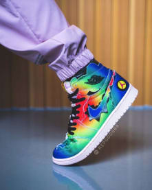 Bekijk nu de on-feet foto's van de J Balvin x Air Jordan 1 High