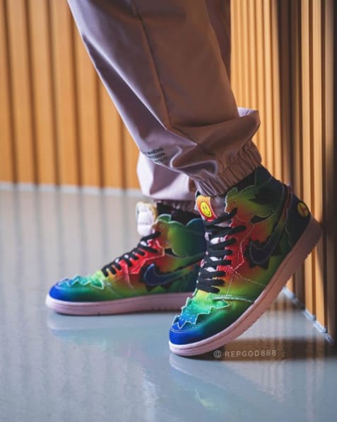 Bekijk nu de on-feet foto's van de J Balvin x Air Jordan 1 High