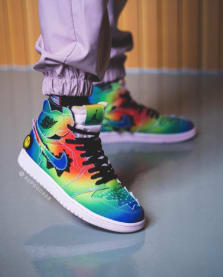 Bekijk nu de on-feet foto's van de J Balvin x Air Jordan 1 High