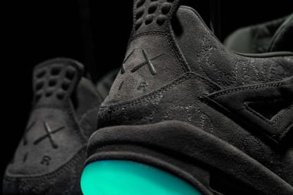 KAWS x Air Jordan 4 Black