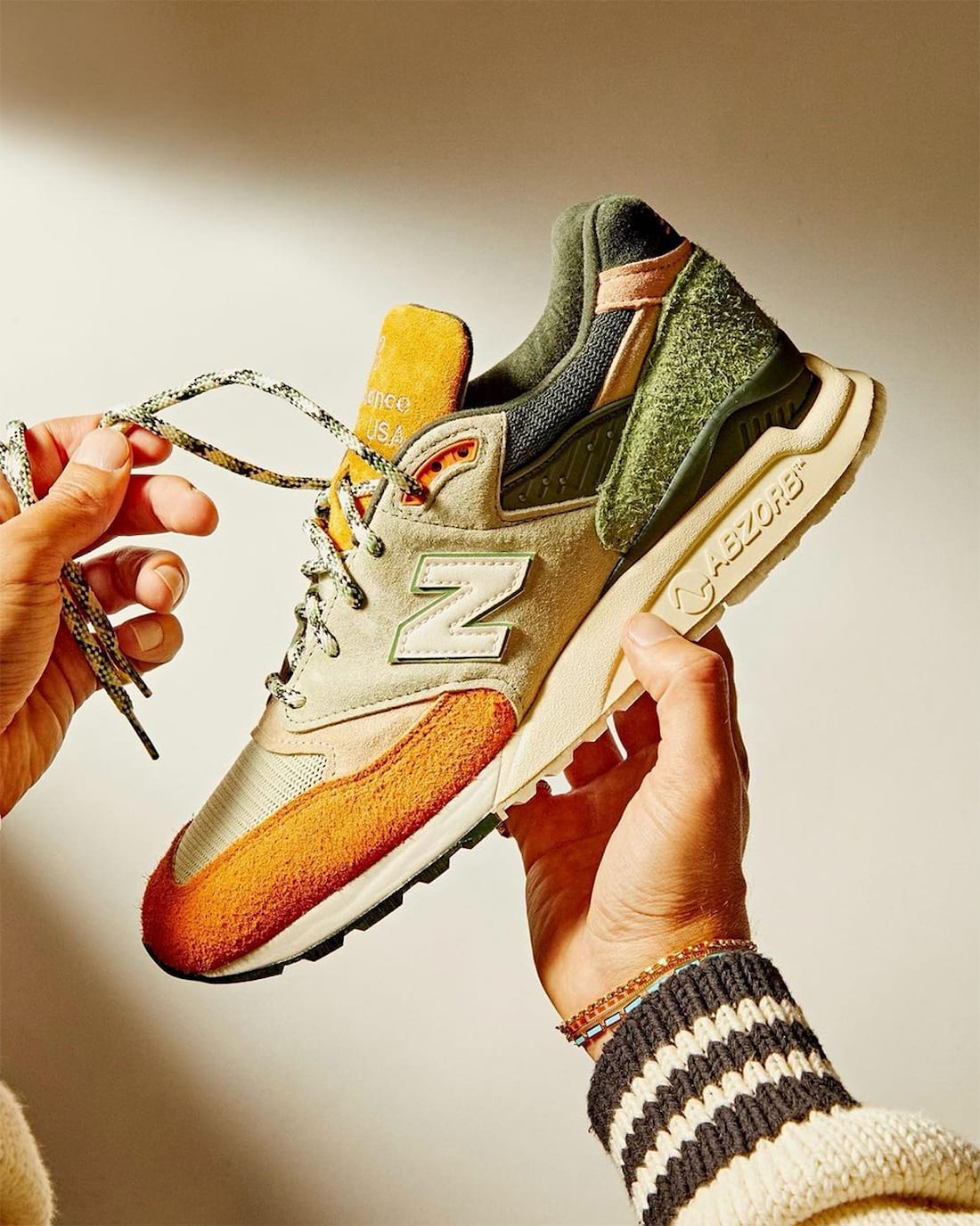 New balance 998 sales oranje