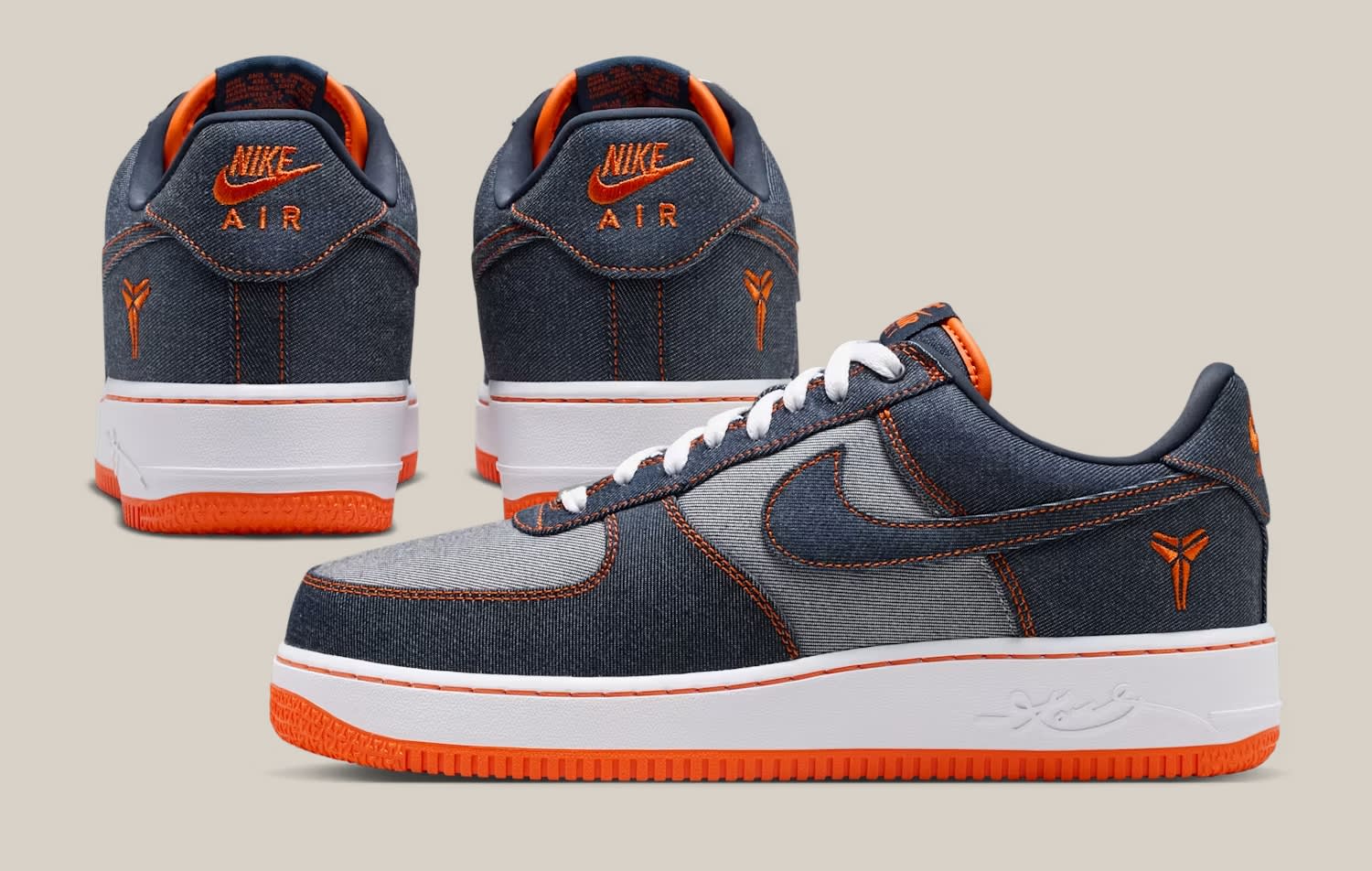 Kobe Bryant x Nike Air Force 1 Low Protro Denim
