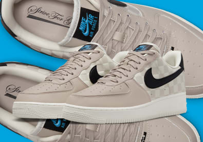 Le Bron x Nike Air Force 1 Strive For Greatness Foto 1