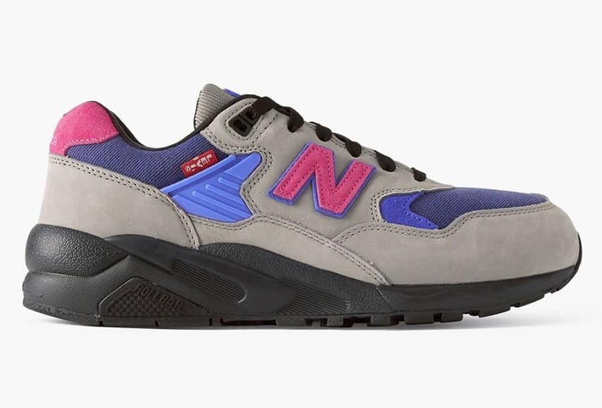 Levis x New Balance 580 Navy Magenta Foto 1