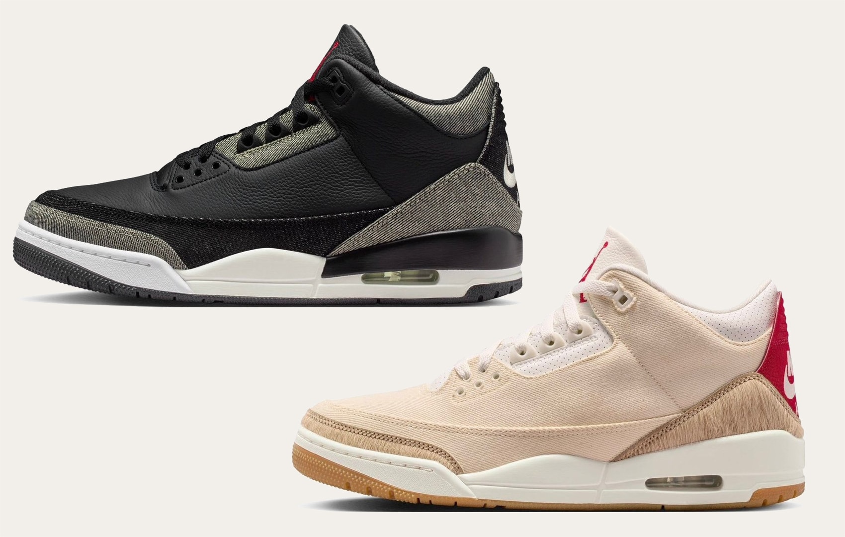 Levis x Air Jordan 3 Black Denim Lunar New Year