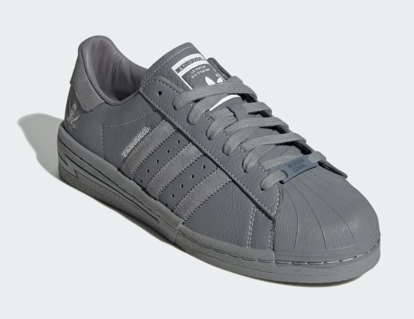 NEIGHBORHOOD x Adidas Superstar Grey Foto 4